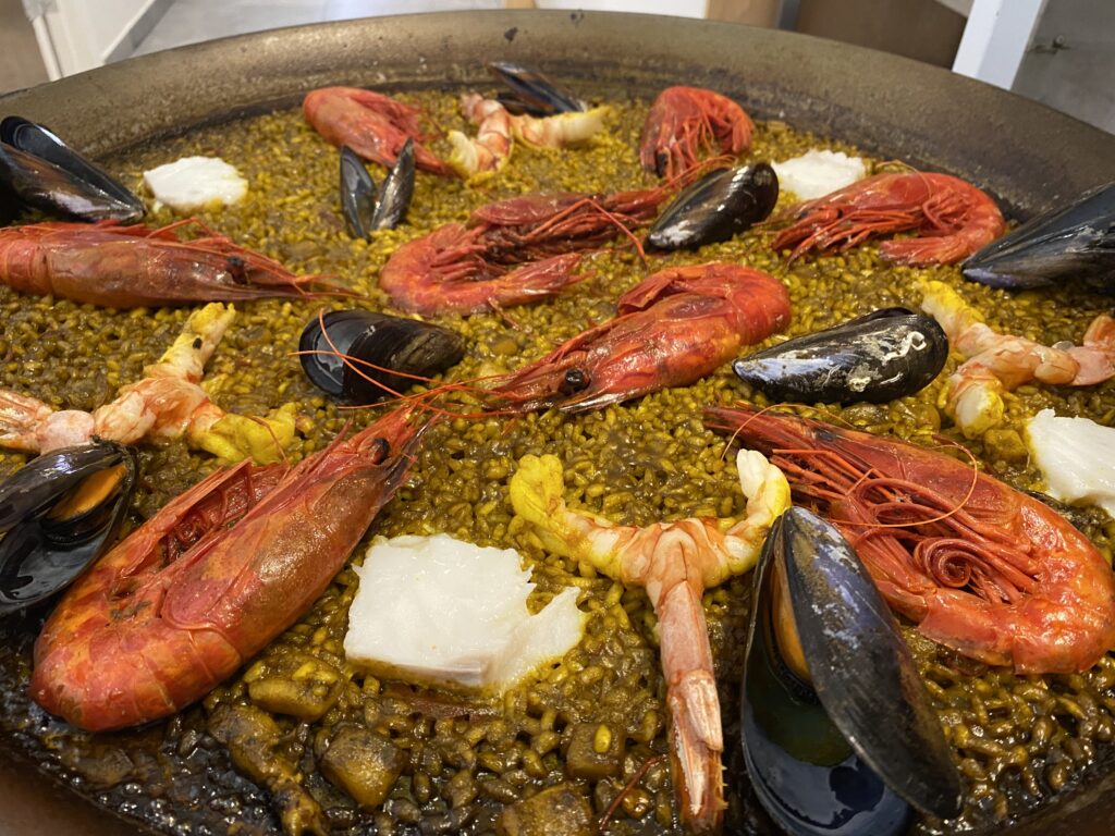 paella de carabineros paella de carabineros